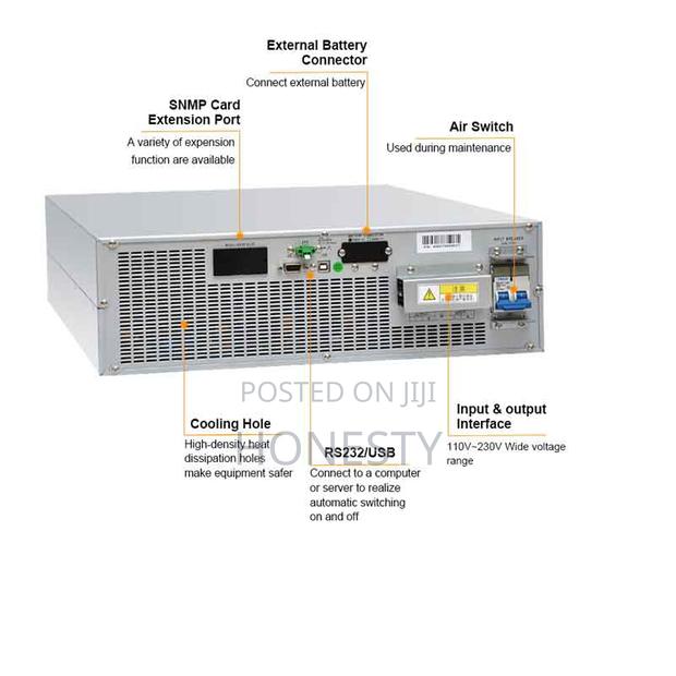 Cwups 10kva Rack-Mounted Ups Backup Power Supply for Server · Photo 3