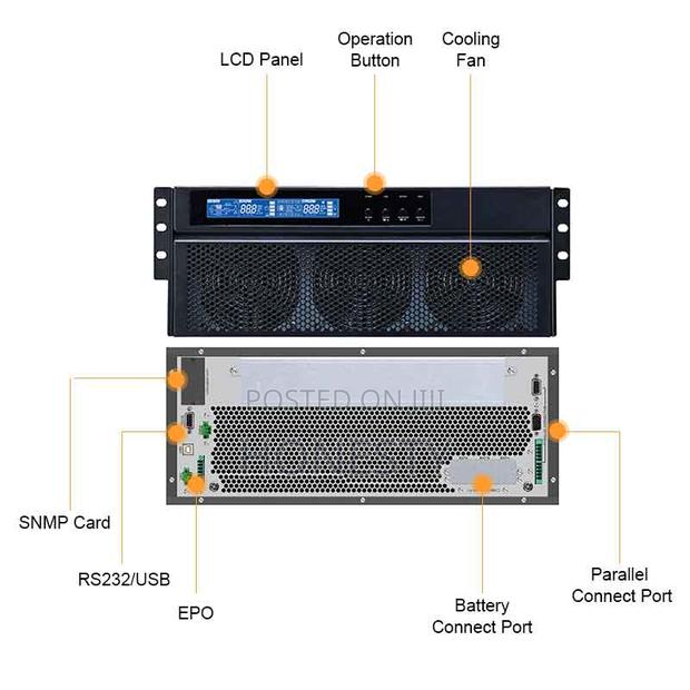 Cwups 10kva Rack-Mounted Ups Backup Power Supply for Medica · Photo 3