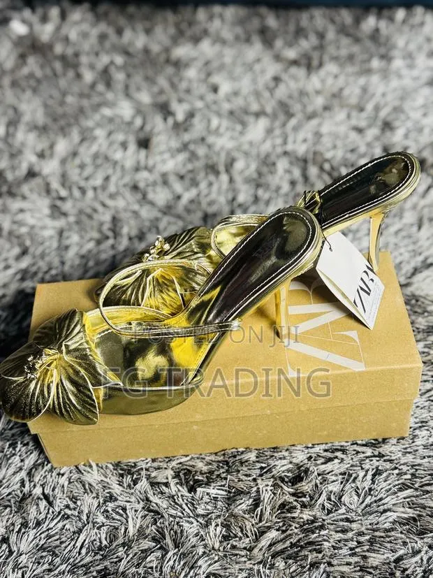 Zara Gold Heel _ Ladies Heel · Photo 1