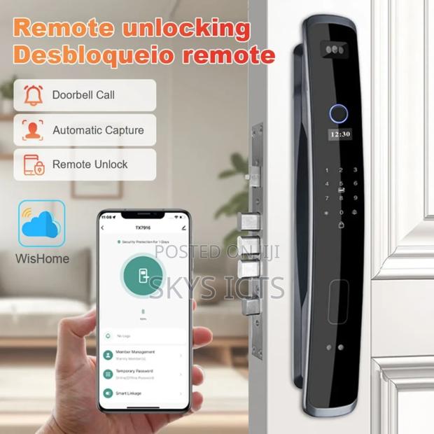 Smart Door Lock + Camera, Fingerprint + Facial Recognition · Photo 2