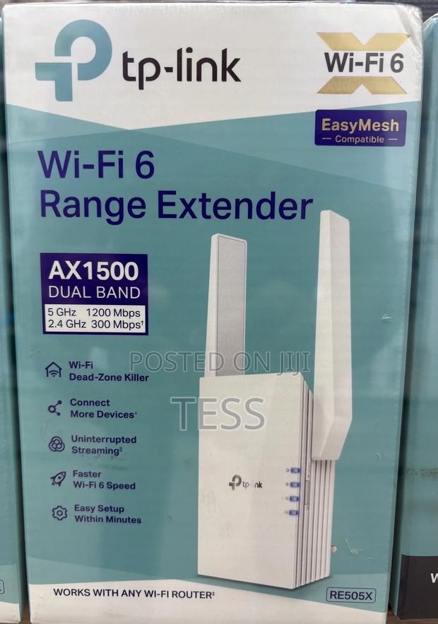 Tp-Link Re505x Wifi 6 Range Extender Dual Band · Photo 1