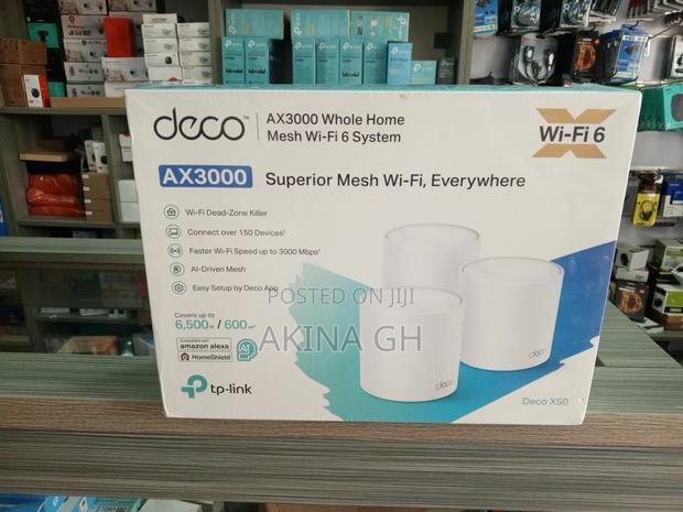 Tp-Link Whole Home Mesh System Ax3000 Deco X50 · Photo 1