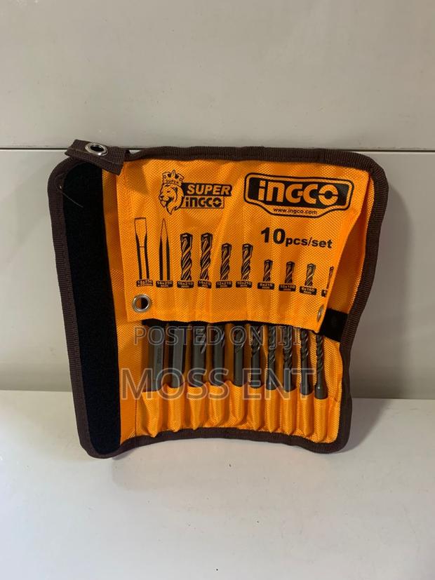 10pcs Drill Bits and Chisel Set - Akd2101 · Photo 3