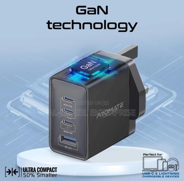 Promate 67W PD Ganfast Charger With 2 X 67WPD USB-C · Photo 2