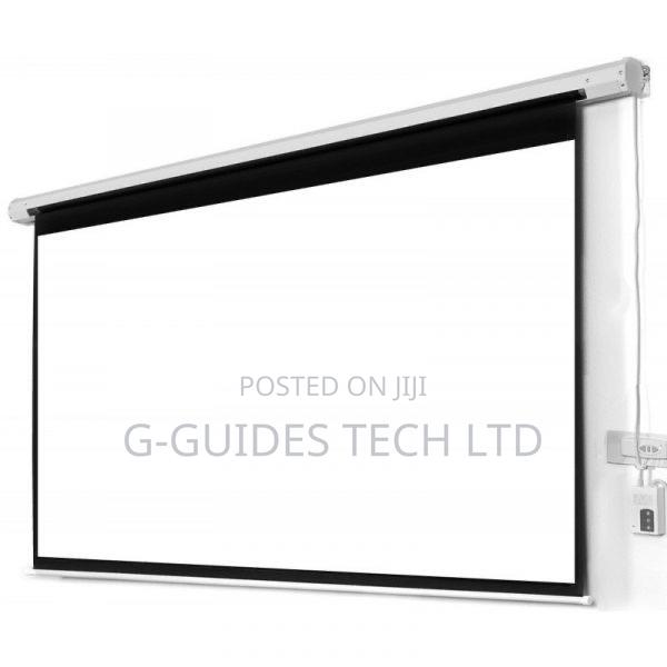 200cm X 200cm Electric Projector Screen With Remote · Photo 1