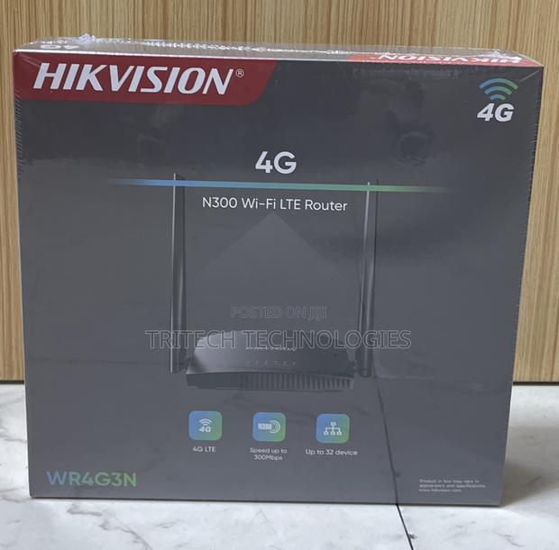 Hikvision Ds-3wr4g3n 4g Lte Wi-Fi Router 300mbps Sim Support · Photo 1