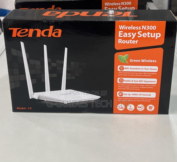 Tenda Wireless N300 Easy Setup Router F3 · Photo 1