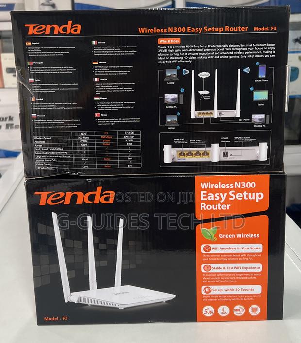 Tenda Wireless N300 Easy Setup Router F3 · Photo 7