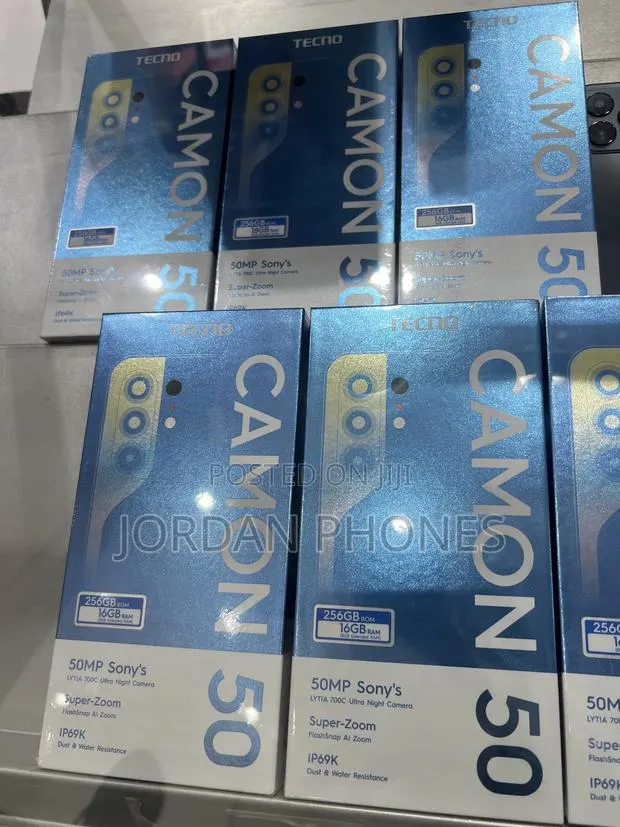 New Tecno Camon 50 256 GB Black · Photo 1