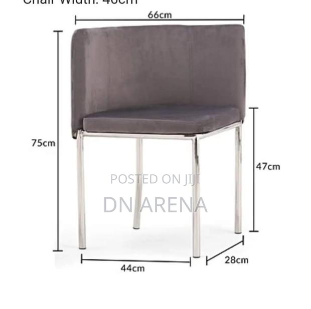 Abingdon Stowaway 4 Velvet Dining Chairs Table Excluded · Photo 6