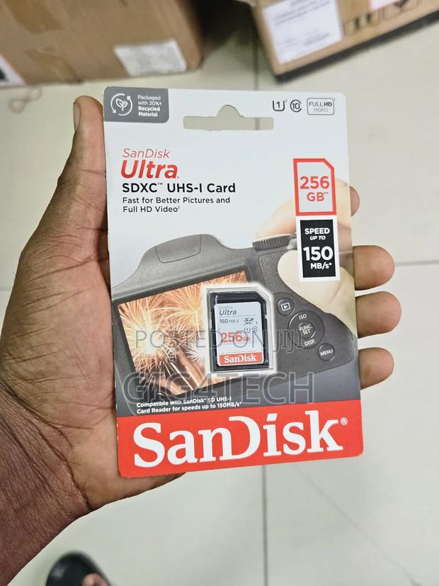 Sandisk Ultra 256gb 150mbps Sd Card · Photo 1