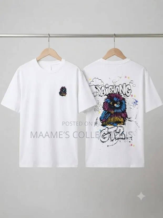 Men’s Graphic Print Short Sleeve T-Shirt – Front Back Design · Photo 1