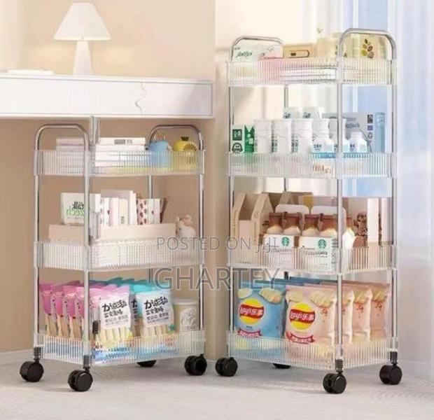 4 Tier 3 Tier Multifunctional Rolling Cart · Photo 1
