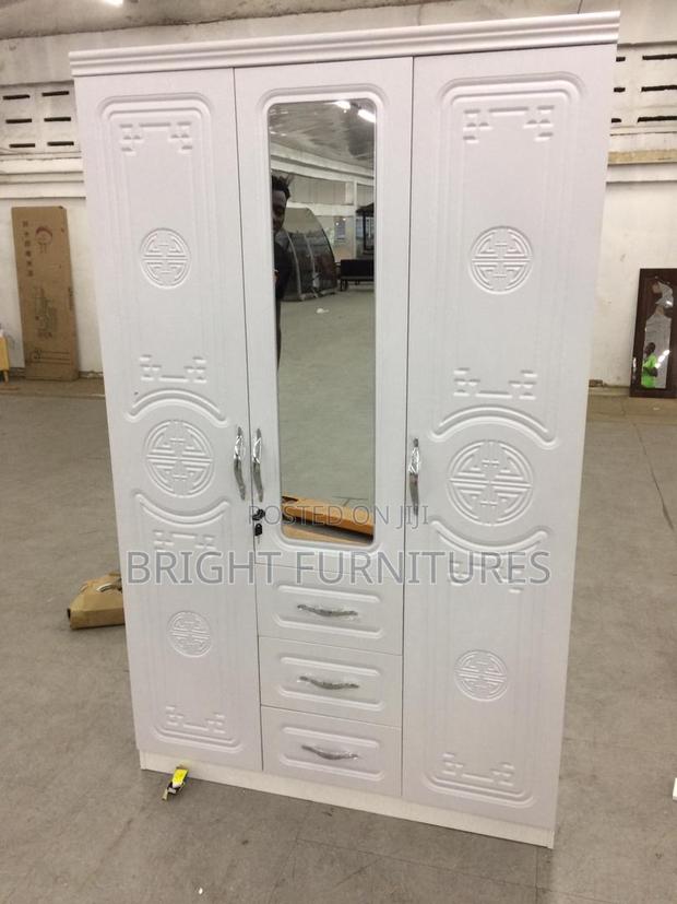 Foreign Three Doors Wardrobe With Mirror · Photo 1