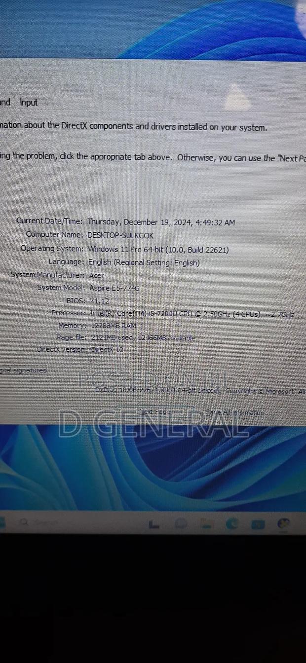 Laptop Acer Aspire E5-774 12GB Intel Core I5 HDD+SSD 1T · Photo 4