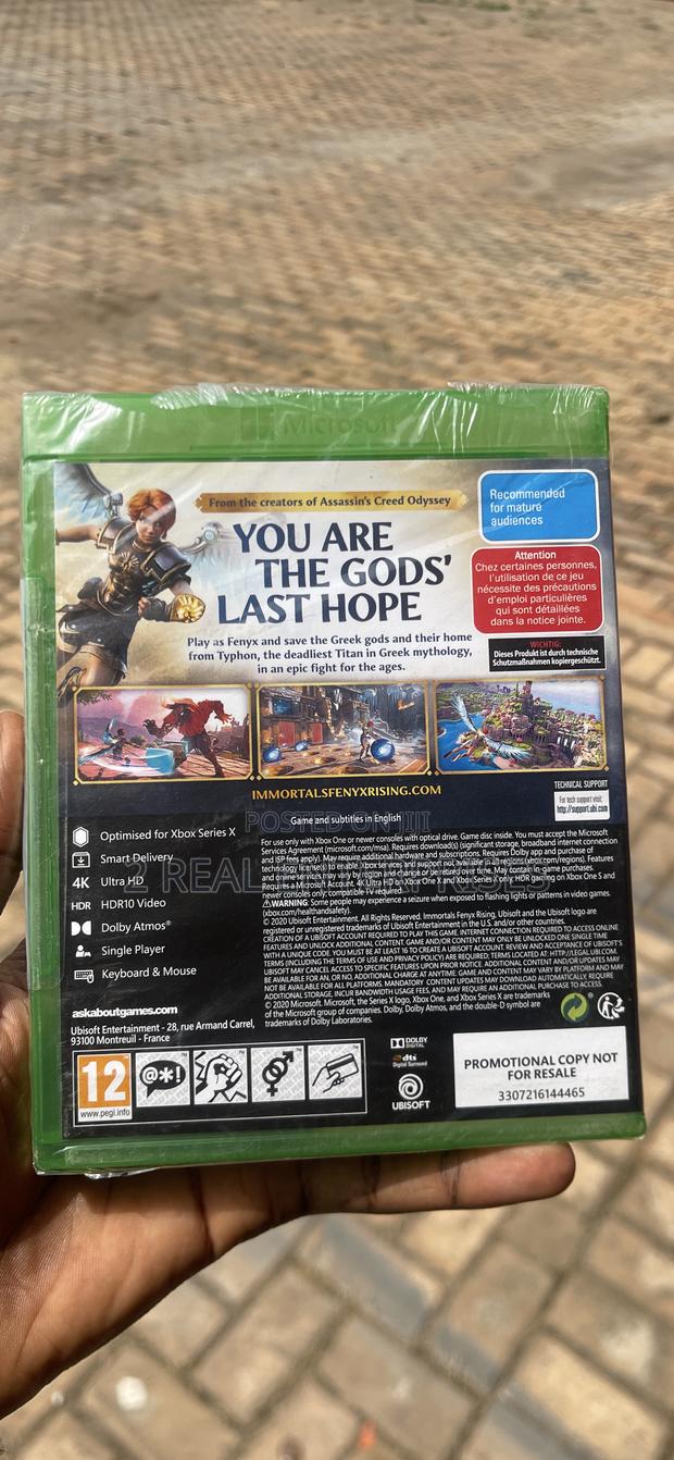 Xbox One, Xbox Series X Immortals Fenyx Rising Game CD · Photo 2