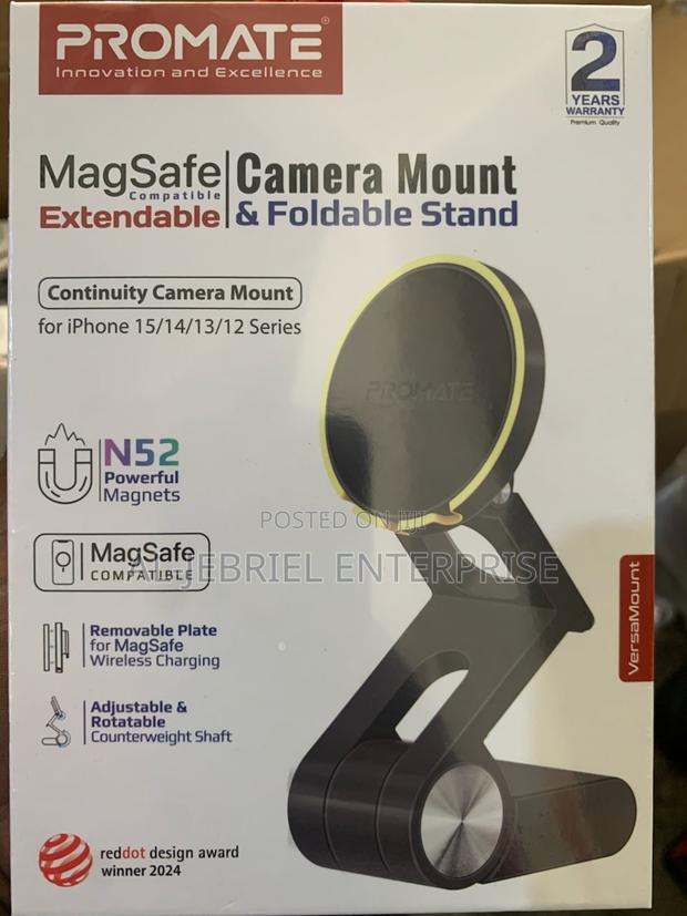 Promate Versamount Magsafe +Compatible Foldable Phone Stand · Photo 1