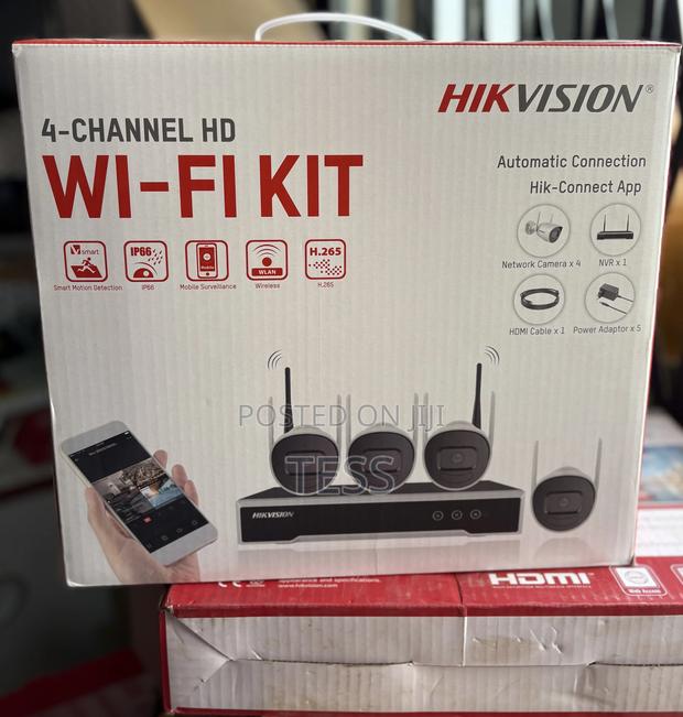 Hikvision Wifi Kit 4ch 4mp Bullet+1tb HDD Nk44woh-1t(Wd)D · Photo 1