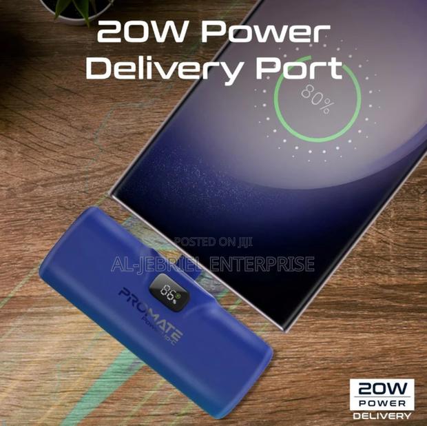 5000mah Portable USB-C Connector 20 Watts PD Powerbank · Photo 1