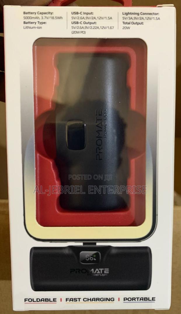 Promate Powerup-C USB-C Ultra Fast Charge 5000mah Powerbank · Photo 2