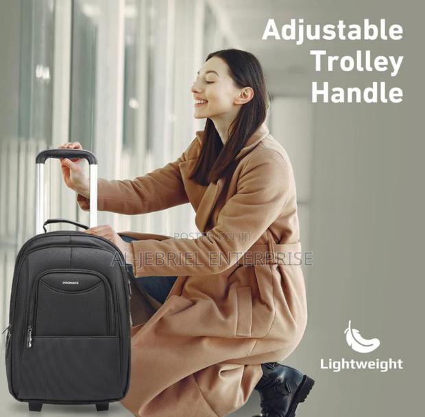 High Quality Promate Mogul Trolley Bagpack + Compartments · Photo 2
