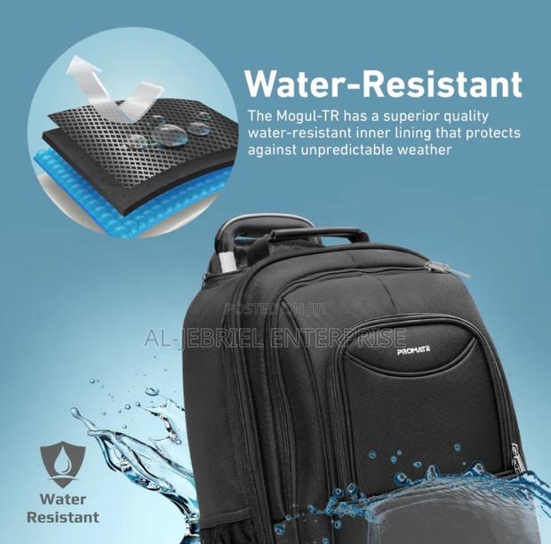 High Quality Promate Mogul Trolley Bagpack + Compartments · Photo 4