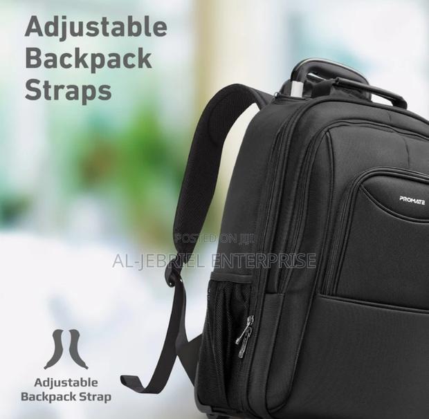High Quality Promate Mogul Trolley Bagpack + Compartments · Photo 1