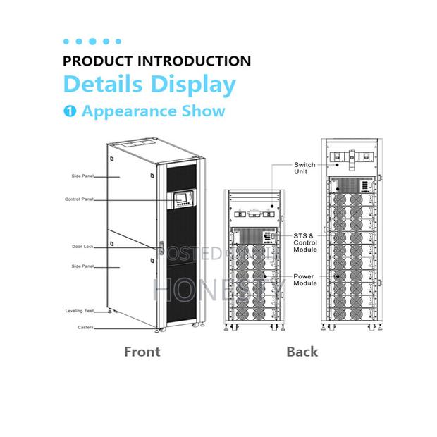 Cwups 90kva 90kw Modular Ups Power Supply External Battery · Photo 3