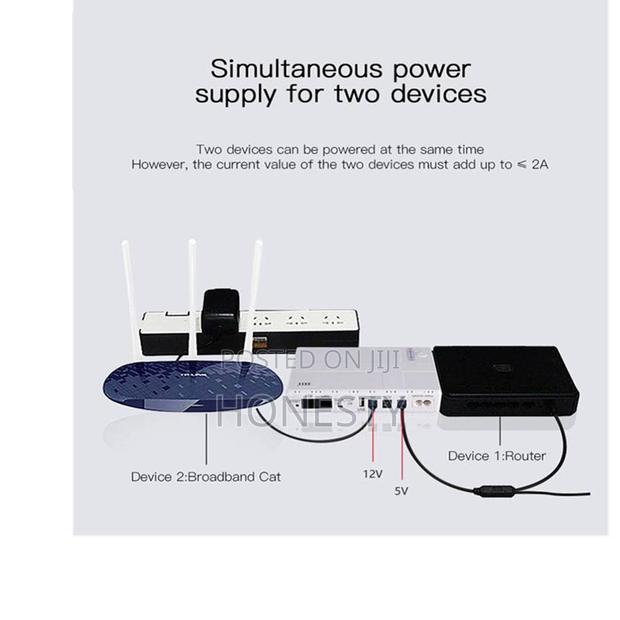 Cwups 5v 9v 12v 24v 45w Mini Ups for Wifi Router and CCTV · Photo 6