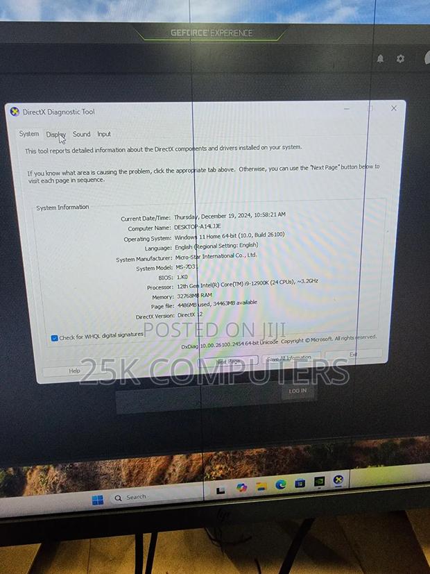 New Desktop Computer MSI Model 32GB Intel Core I9 SSD 1T · Photo 4