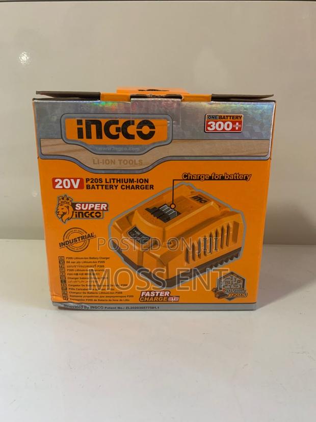Ingco Fast Charger 20v - 4a Yellow - Fcli20411 · Photo 3