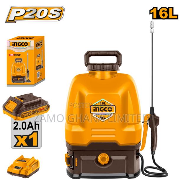 Cordless Knapsack Sprayer 20v 16l + Battery - Cspli20162 · Photo 1