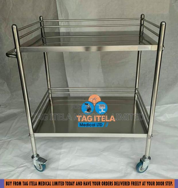 Medicine Trolley (2 Steps Stainless) · Photo 1