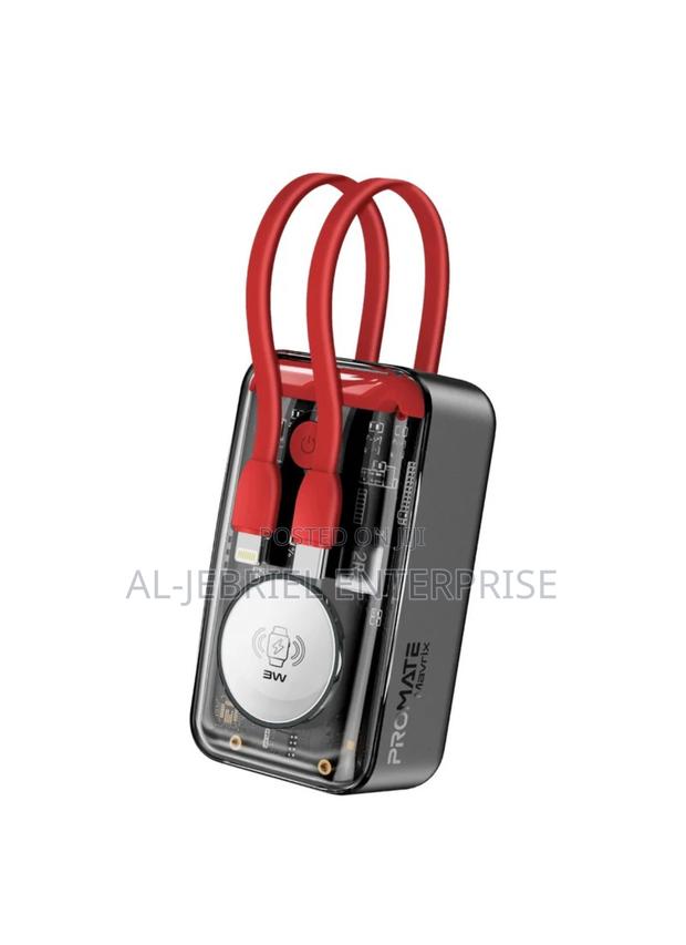 Promate Ultra-Fast 35w MAVRIX 10000mah Transparent Powerbank · Photo 2