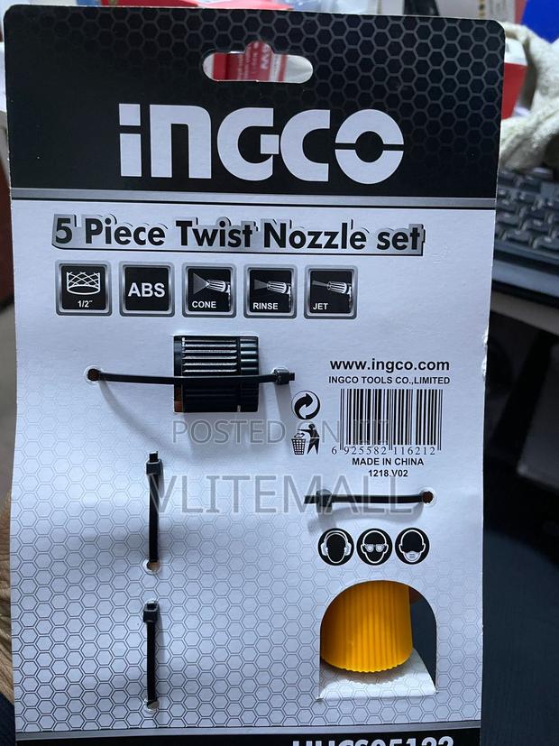 Ingco 5pcs Twist Nozzle Set - Hhcs05122 · Photo 2