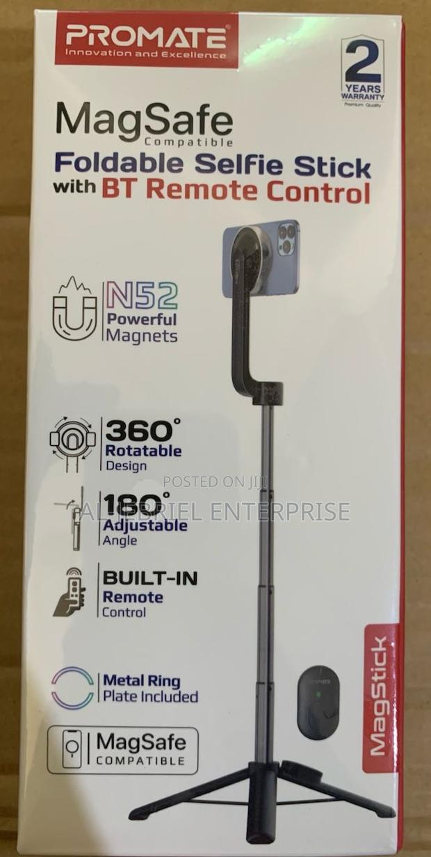 Promate Magstick Telescopic Selfie Stick + Magnetic Mounting · Photo 1
