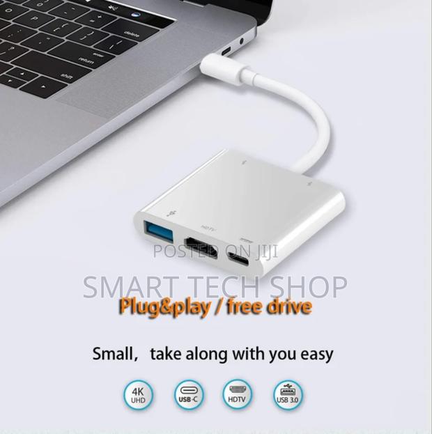 HC-04D 5 in 1 Video Output Type-C to HDTV Adapter 3 Port · Photo 2