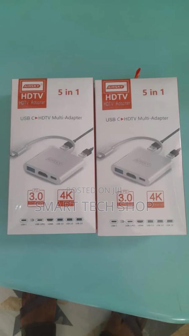 HC-04D 5 in 1 Video Output Type-C to HDTV Adapter 3 Port · Photo 1