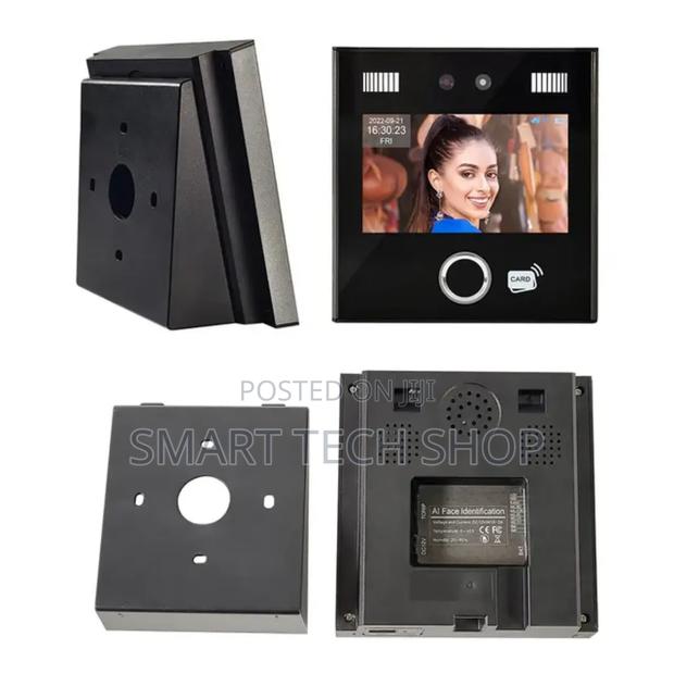 AI Dynamic Face Recognition Time Attendance Built In Battery · Photo 3