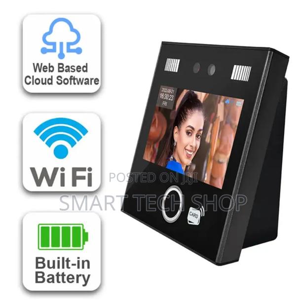 AI Dynamic Face Recognition Time Attendance Built In Battery · Photo 1