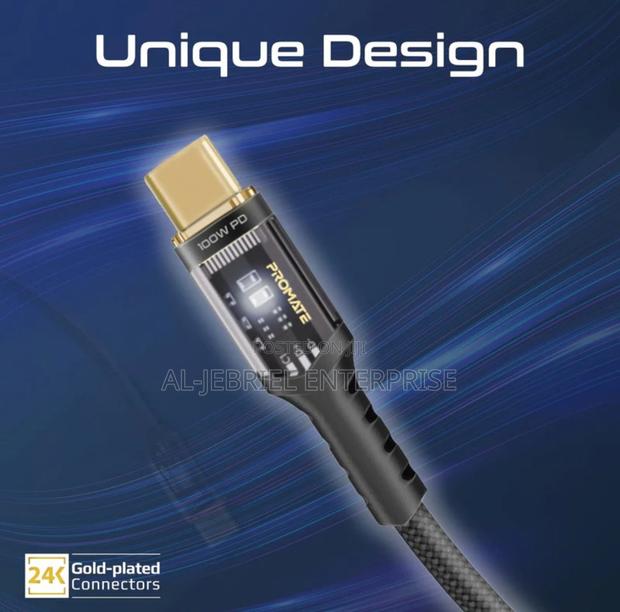 Promate Lucidline-Cc200 100w PD High Tensile USB-C Cable · Photo 4
