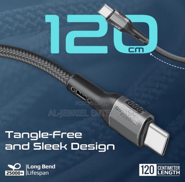 Promate Fletchlink-Cc 60W Power Delivery USB-C Cable · Photo 3