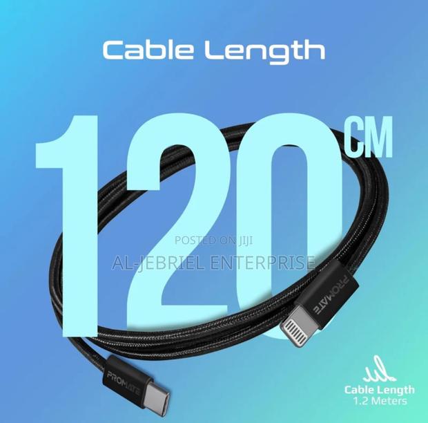 27 Watts Power Delivery Promate Ecoline USB-C to Lighting · Photo 3