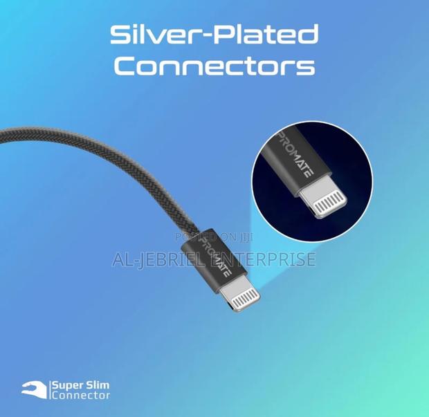 27 Watts Power Delivery Promate Ecoline USB-C to Lighting · Photo 4