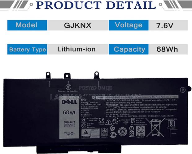 DELL GJKNX Battery for Dell Latitude · Photo 3