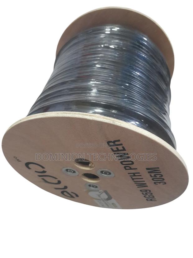 Eldo Pro 305m Rg59 Premium Coaxial Cable With Power CCTV · Photo 2