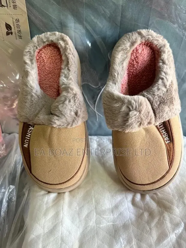 Fashion Kids Winter Snow Boots Faux Fur Collar With Fleece Lining Shoe · Photo 2