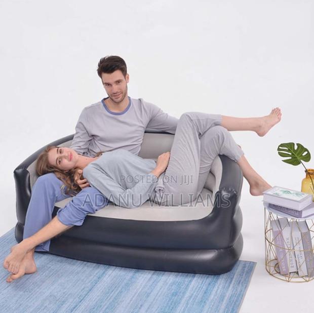 Foldable Inflatable Double Sofa Chair With Inflatable Pump · Photo 1