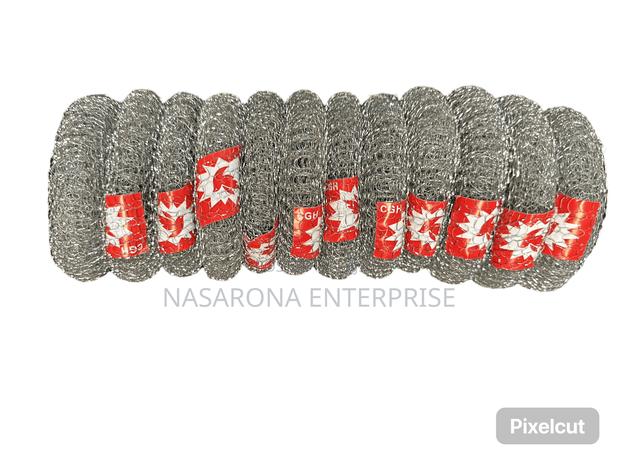 12 Wire Abrasive (Stainless Steel Scourer) Metal Sponge 40g · Photo 1