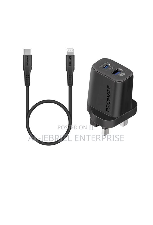 Promate CHARGEKIT 25W Power Delivery Dual Port Adapter · Photo 1